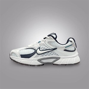 نایک وی فایو V5 سفید سرمه ای زنانه (Nike V5 White Blue Navy) کد 2351