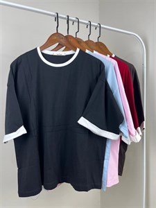 تیشرت باکسی یقه گرد