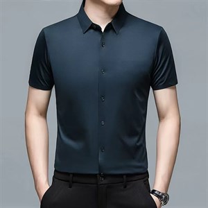 پیراهن غواصی آستین کوتاه سبز یشمی مردانه فول کش اعلا درجه یک# کد 7233