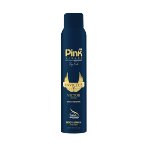اسپری خوشبوکننده بدن مردانه Invictus Victory Elixir پینک ویژوآل حجم 200 میلی لیتر