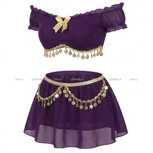 کاستوم عربی رنگ بنفش برند کلرن کد 3244
