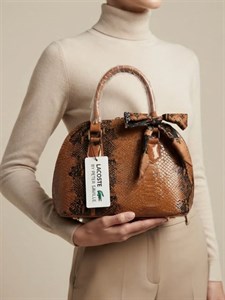 کیف زنانه پوست پلنگی قهوه ای LOUIS VUITTON ترند مد