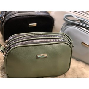 کیف دوشی زنانه سه زیپ