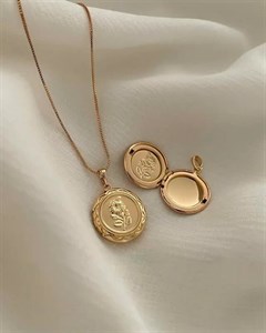 گردنبند قاب عکس فلاور ژوپینگ