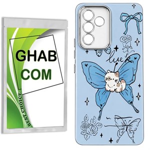 کاور قاب کام مدل CATB مناسب برای گوشی موبایل سامسونگ Galaxy S23 FE - آبی