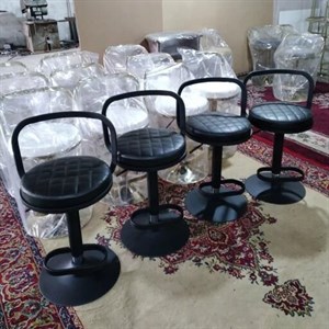 صندلی اپن کانتر پیشخوان مدل زیمر کوره ای بدون پشتی مبلمان آپادانا مدل 608413