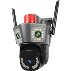 دوربین سیمکارتی سه لنزه چرخشی مدل S5-4G بدون محدویت اپراتور سرعت بالا سرور داخلی