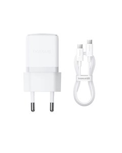 شارژر باسئوس مدل Baseus Palm Fast Charger 1C 30W سفید
