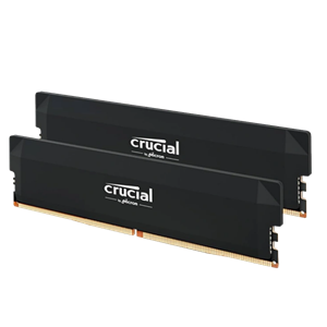 رم دو کاناله کروشیال مدل Pro Intel XMP ظرفیت 32 گیگابایت فرکانس 6000 مگاهرتز DDR5