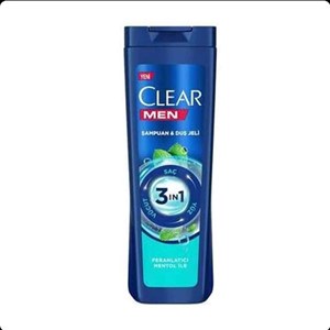 شامپو و ژل دوش مردانه 3 در  1 کلیر Clear ضد شوره و نرم کننده 350 میل برای صورت بدن و مو