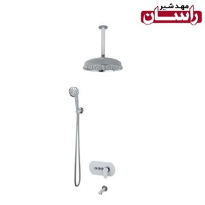 شیر حمام توکار راسان مدل ایکاد تنسو