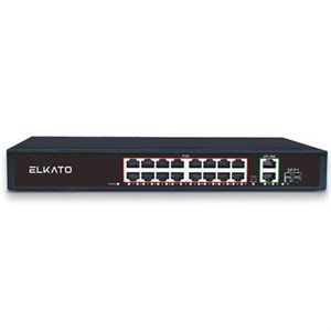 سوئیچ شبکه 16 پورت POE الکاتو EL-1SB1621GP-250W(V2)