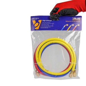 شیلنگ شارژ گاز R22 ولیو سایز 90 سانتی متر