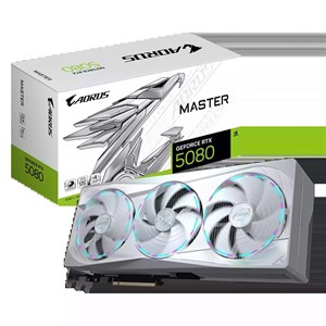 کارت گرافیک گیگابایت مدل AORUS GeForce RTX 5080 MASTER ICE 16G