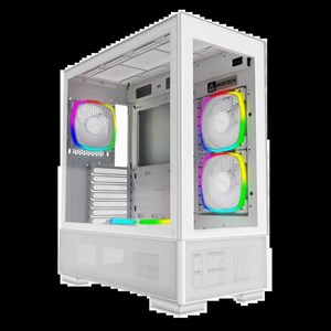 کیس گیمینگ مونتک مدل SKY TWO White