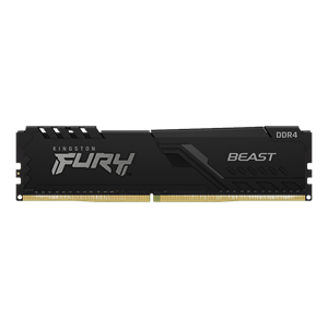 رم تک کاناله کینگ استون مدل HyperX Fury Beast Intel XMPظرفیت 16 گیگابایت فرکانس 3200 مگاهرتز DDR4