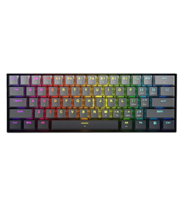 کیبورد با سیم ردراگون مدل K617 FIZZ GGB RGB-M