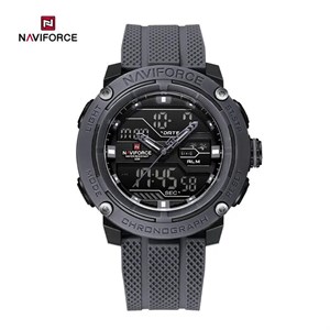 ساعت مچی اسپرت نیوی فورس مدل NF7114 رنگ خاکستری تیره (Gunmetal)