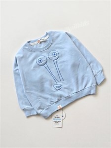 بلوز تک بچگانه کرک دار گری (2489)