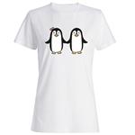 تیشرت زنانه طرح پنگوئن کد 4153
