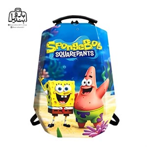 کوله‌پشتی مدرسه هارد کیس Marinox Marvel کد 1050 طرح باب اسفنجی Spange Bob