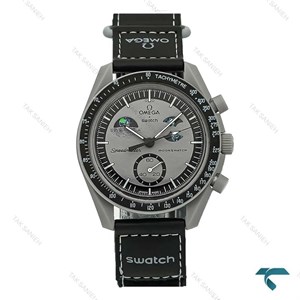 امگا سواچ ماموریت به زمین صفحه طوسی مون فیس Swatch-8242-U