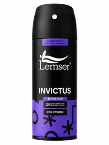 اسپری خوشبوکننده بدن زنانه لمسر مدل Invictus