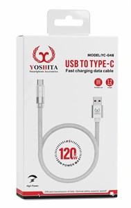 کابل شارژ یو اس پی به تایپ سی YC-048 