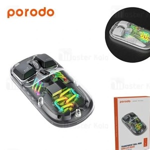 موس وایرلس دو حالته پرودو Porodo Transparent Dual-Mode PD-TMDM