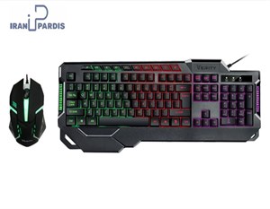 کیبورد و ماوس گیمینگ وریتی مدل V-KB6121GCW