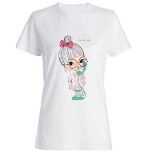 تیشرت دخترانه طرح دختر کد 44