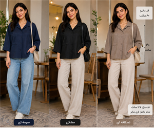شومیز کراپ آیدا