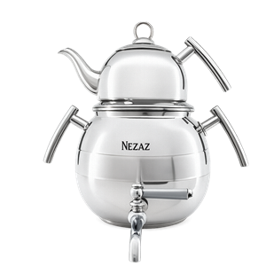 کتری و قوری نزاز 4.5 لیتری خمره‌ای NEZAZ