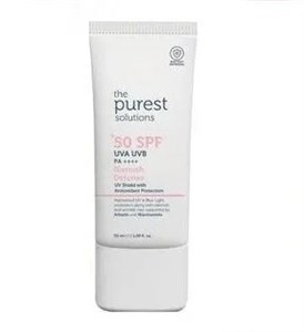 کرم ضدآفتاب رنگی ضد لک و یکسان کننده رنگ پوست با SPF 50 50 میلی لیتر Purest