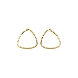 گوشواره حلقه ای طلا مثلث 