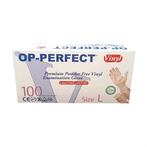 قیمت و خرید دستکش وینیل بدون پودر اوپی پرفکت OP-Perfect