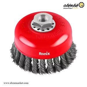 فرچه سیمی کاسه ای بافته رونیکس مدل RH-994