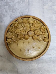 شمع دستساز هلال گل