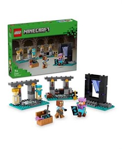 ست ساختنی LEGO Minecraft The Armoury – دنیای زره و ماجراجویی 21252