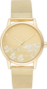 ساعت مچی زنانه ناین وست مدل Bracelet Watch طلایی با بند مش