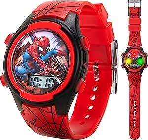 ساعت دیجیتال اسپایدرمن کودکان Accutime با نمایشگر LCD