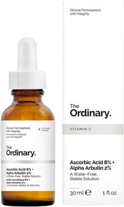 اسید آسکوربیک ۸% + آلفا آربوتین ۲%The Ordinary ویتامین C 30 میلی‌لیتر