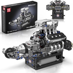 مچ‌کینگ مدل 10206 موتور V8Mould King 10206 V8 Engine Model kit