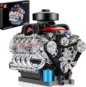 مجموعه موتور وی8 مینی Mould King مدلMould King V8 Engine Kit FT-10171-1104