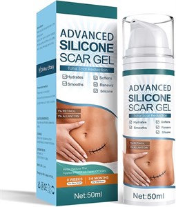 Mitgary ژل کرم سیلیکونی درمان جای زخم و ترک پوستAdvanced Scar Cream 1.7 oz