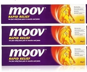 کرم تسکین سریع درد مووMoov Fast Pain Relief Cream بسته 3 عددی (50 گرم)