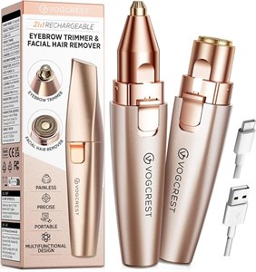 اصلاح ابرو و موهای صورت شارژی VG VOGCREST مدل VG-102تیغ 2 در 1