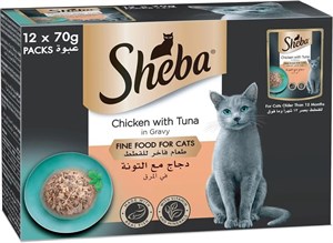 غذای مرطوب گربه شبا لوف با مرغتنشیبا Premium Loaf Chicken with Tuna