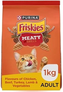غذای گربه پورینا فرسکیز Meaty GrillPurina Friskies Meaty Grill 1kg