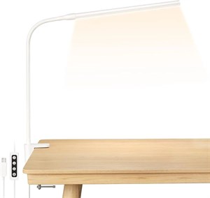 لامپ رومیزی کلیپس‌دار Lepro مدل PR310005-DWWLepro Desk Lamp Clip On
